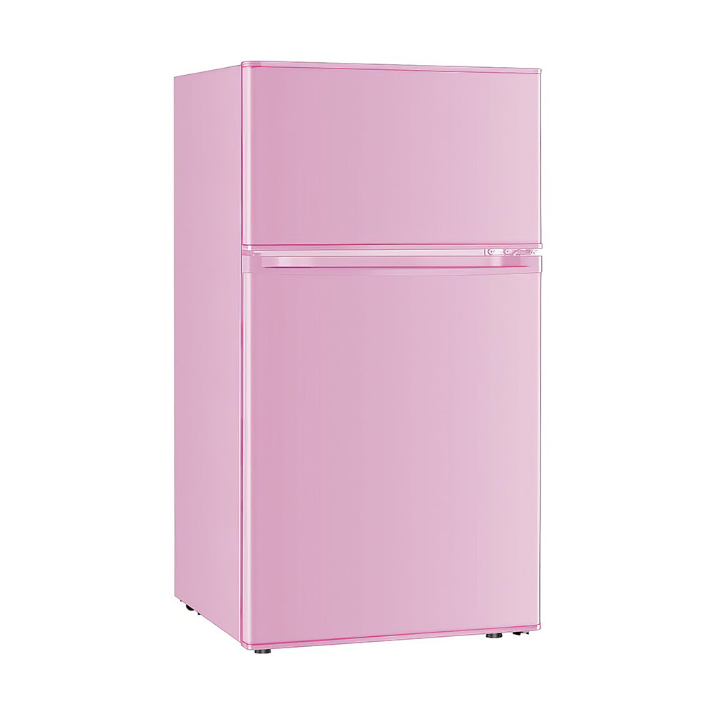 Mini Refrigerator Freezer Combo, 3.2 Cu.Ft, Stylish Pink Design