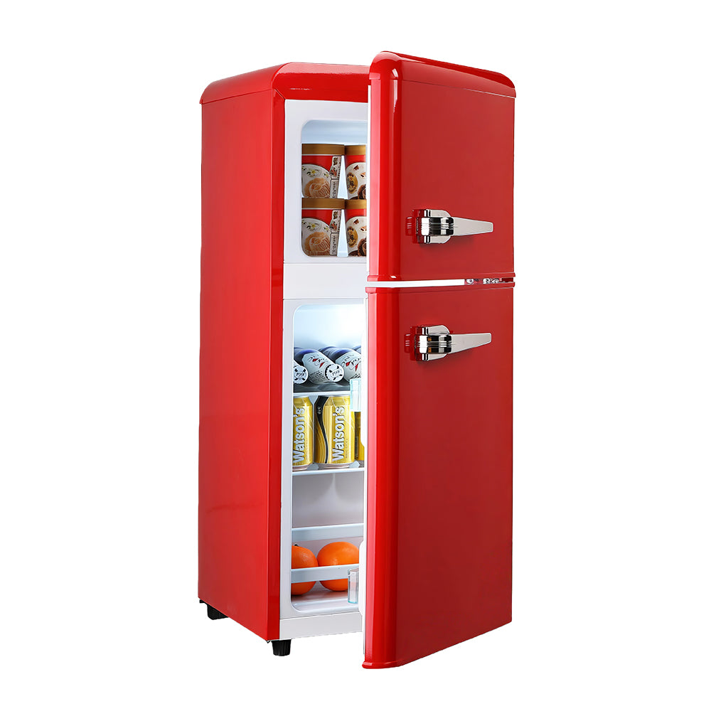 3.5 Cu.Ft Double Door Compact Refrigerator with Freezer