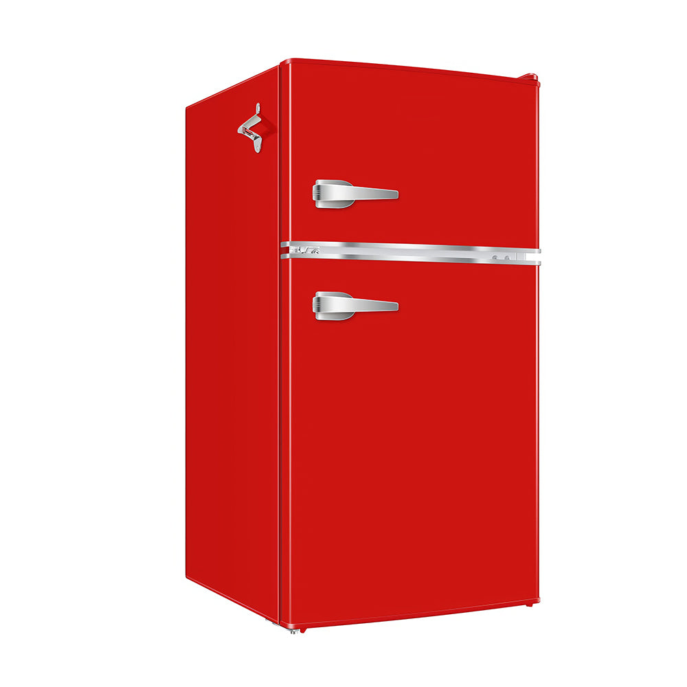 Quiet Mini Refrigerator Freezer, 3.2 Cu.Ft, Adjustable Control