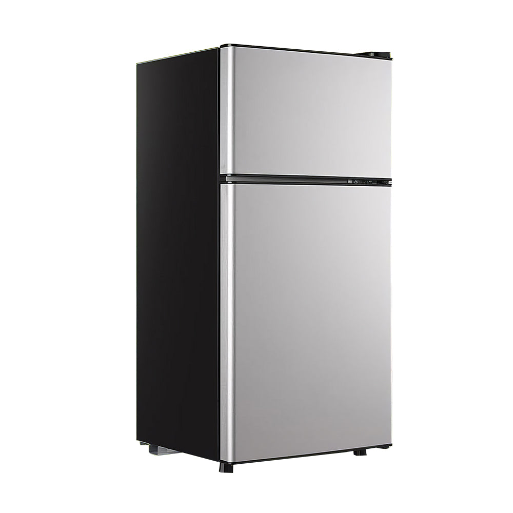 2.4 Cu.Ft Mini Fridge with Freezer, Dual Door Compact Refrigerator
