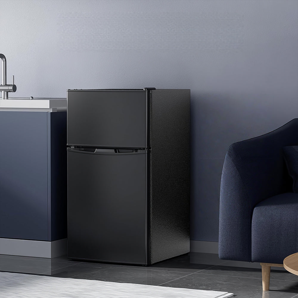Quiet Mini Refrigerator Freezer, 3.2 Cu.Ft, Adjustable Control