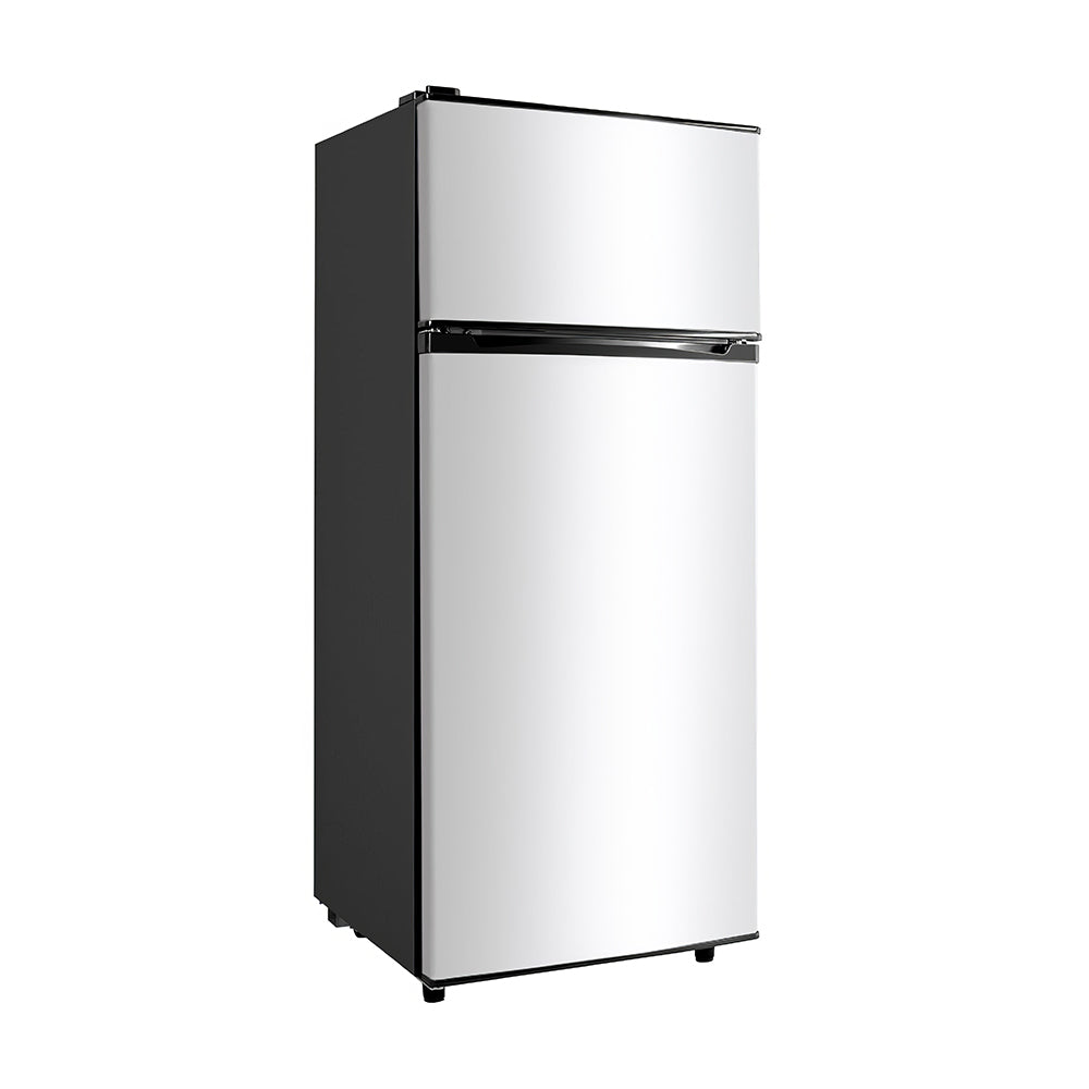 4.4 Cu.Ft Freestanding Compact Refrigerator Freezer, Silver