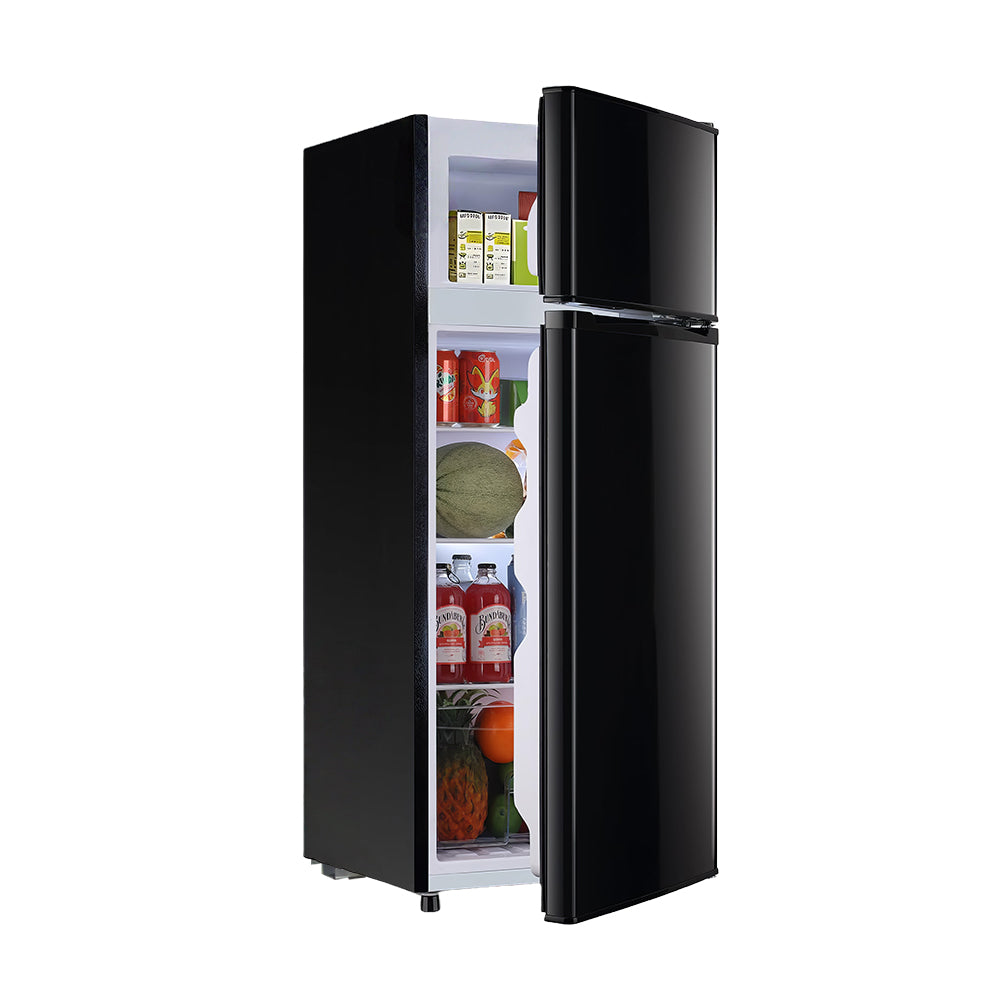 4.5 Cu.Ft Double Door Mini Fridge with Freezer, Compact Refrigerator