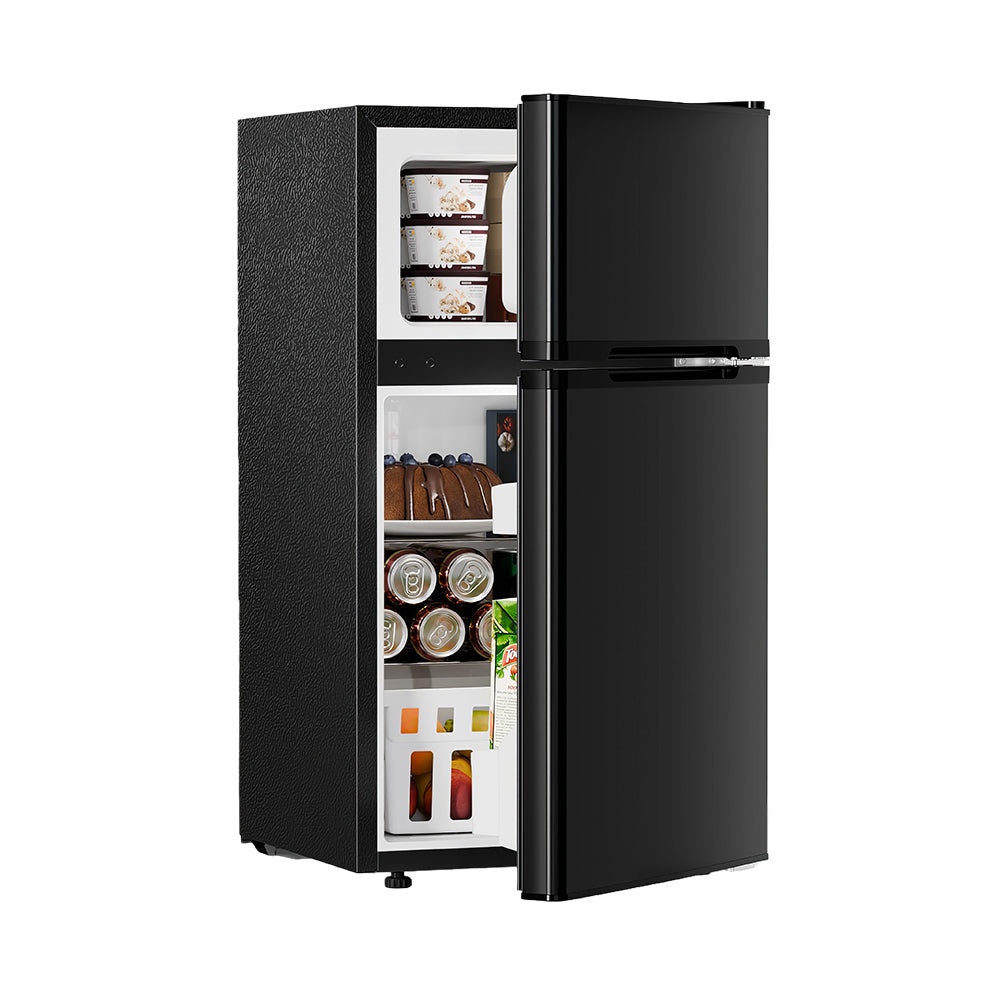 3.2 Cu.Ft Compact Fridge Freezer Combo, Adjustable Temperature