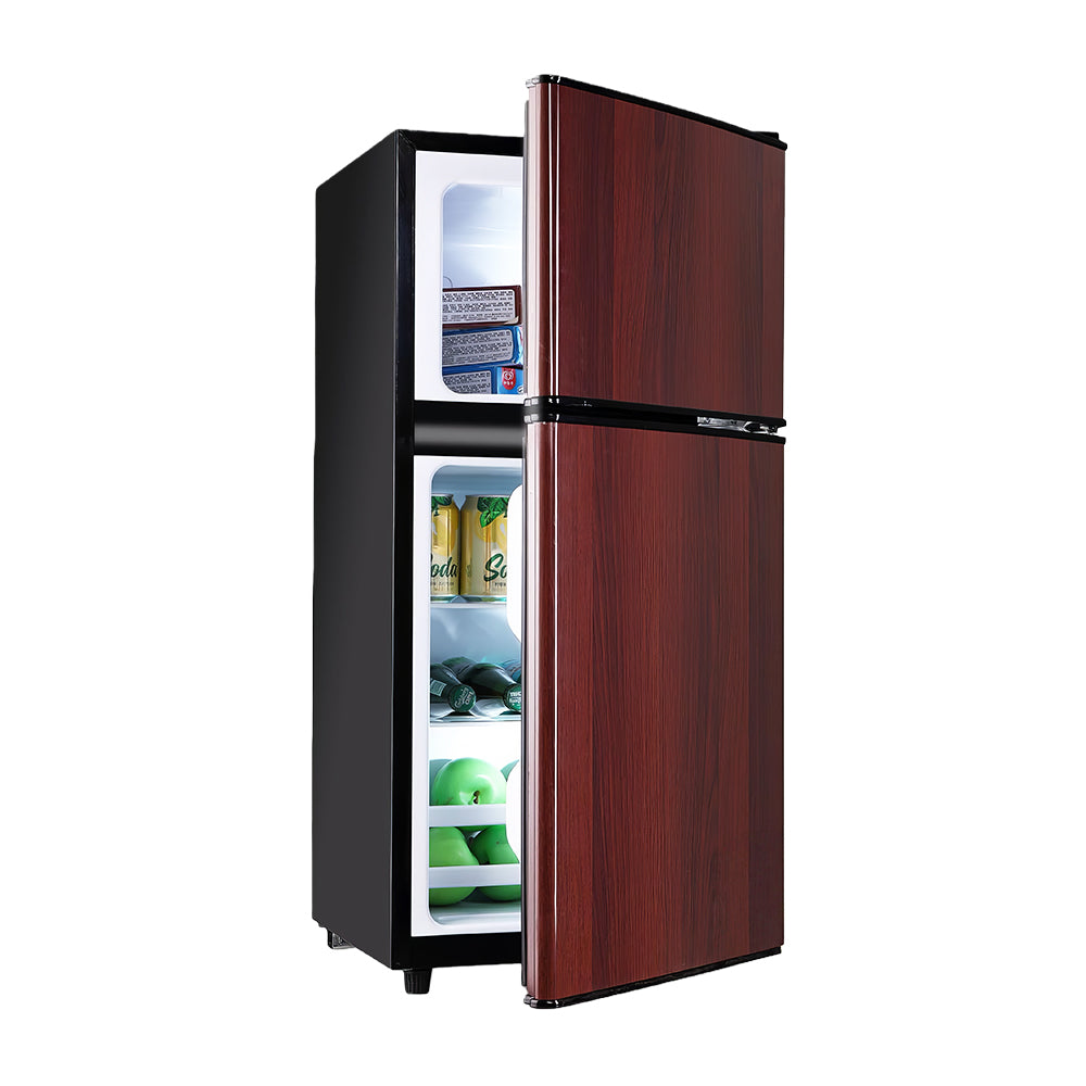 3.5 Cu.Ft Double Door Compact Refrigerator with Freezer