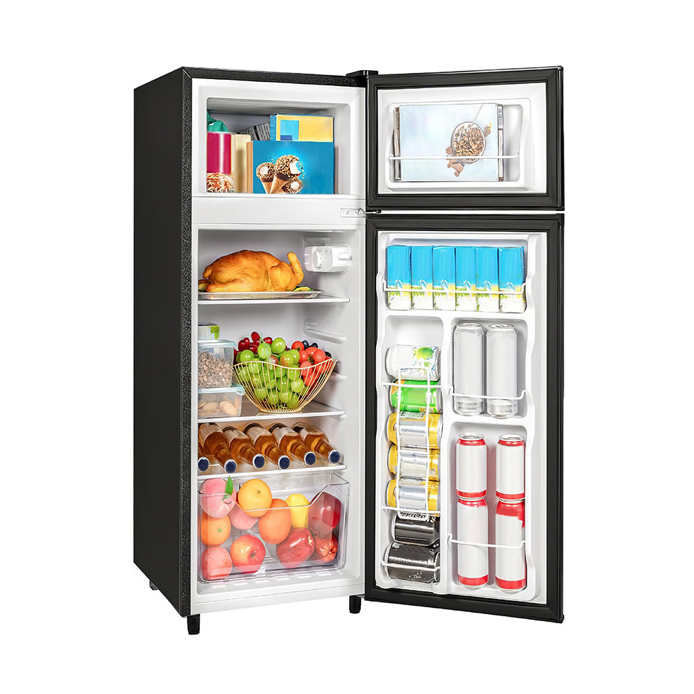 4.4 Cu.Ft Freestanding Compact Refrigerator Freezer, Silver