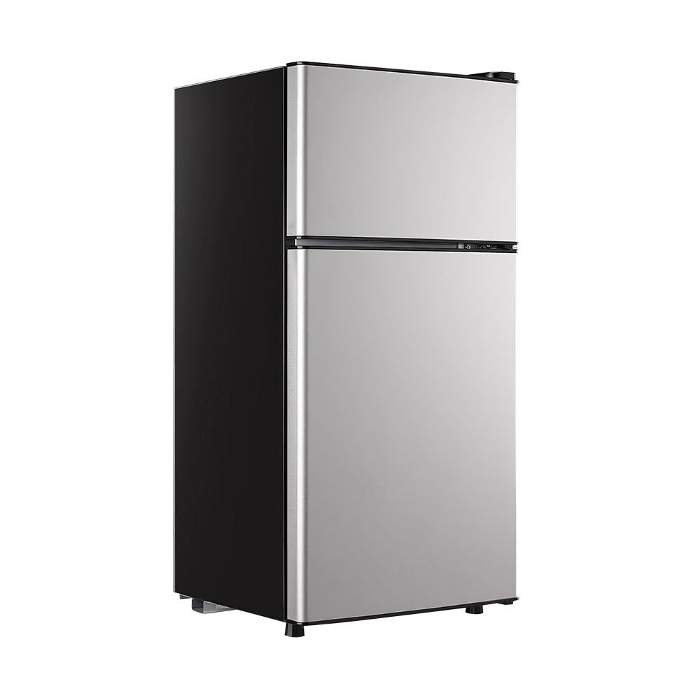 2.4 Cu.Ft Double Door Mini Fridge with Freezer, Compact Refrigerator