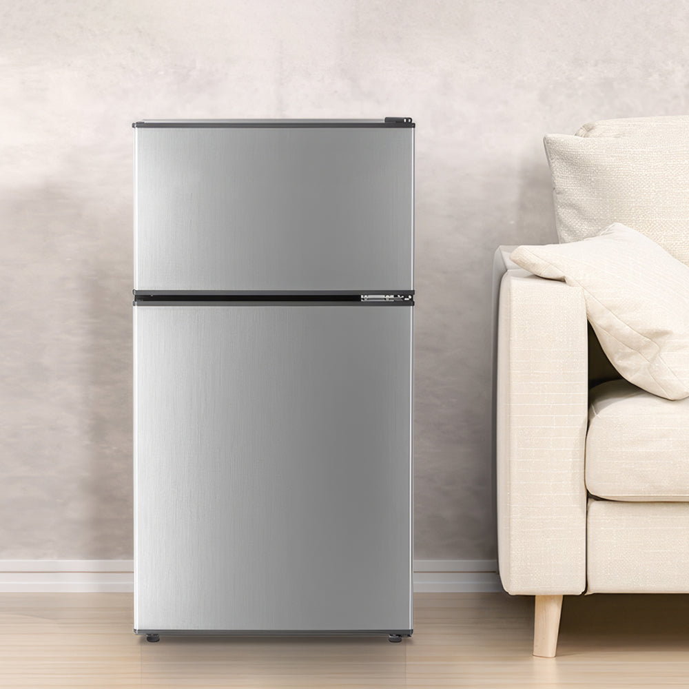 3.2 Cu.Ft Mini Fridge with Freezer, 2-Door Compact Refrigerator