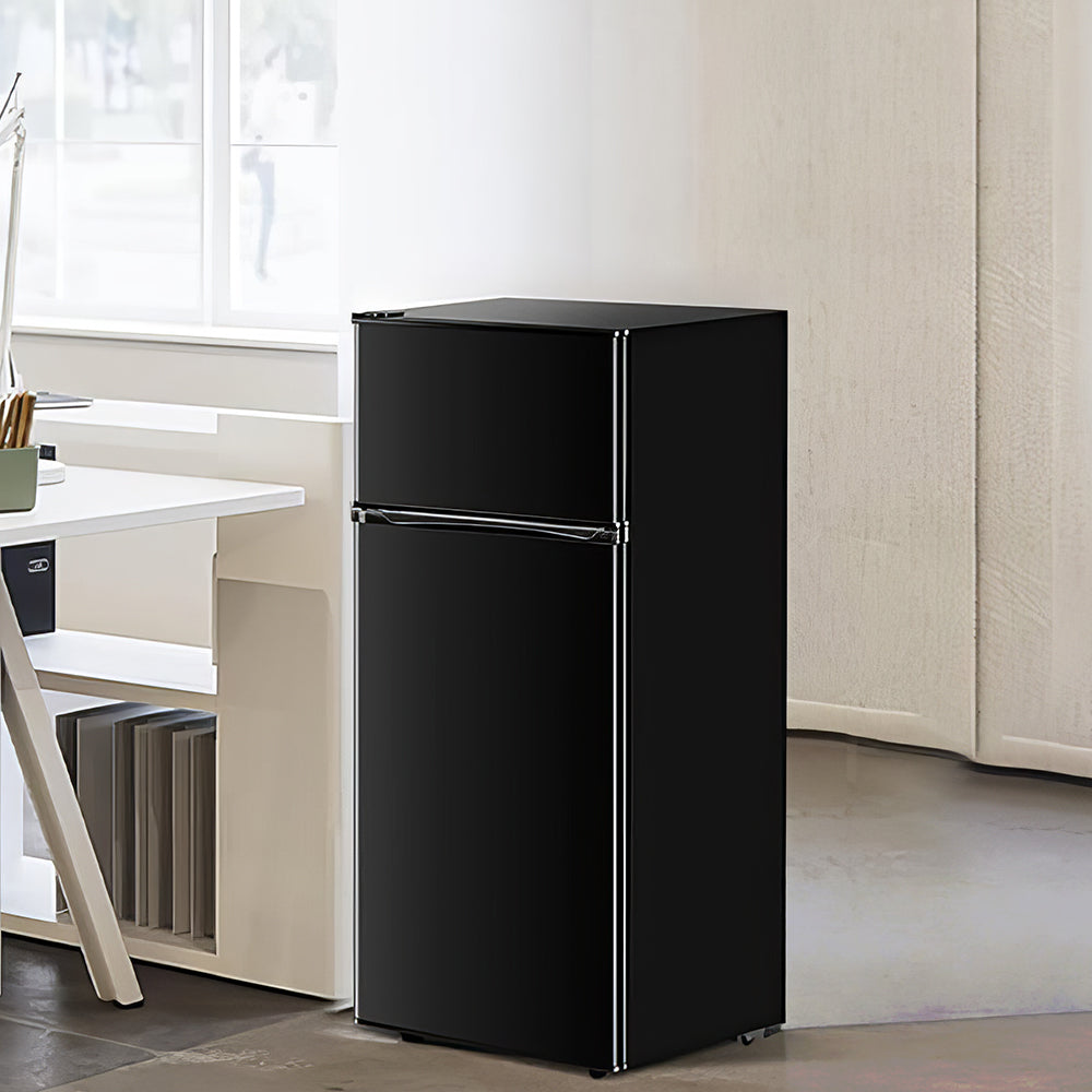 4.4 Cu.Ft Freestanding Compact Refrigerator Freezer, Silver