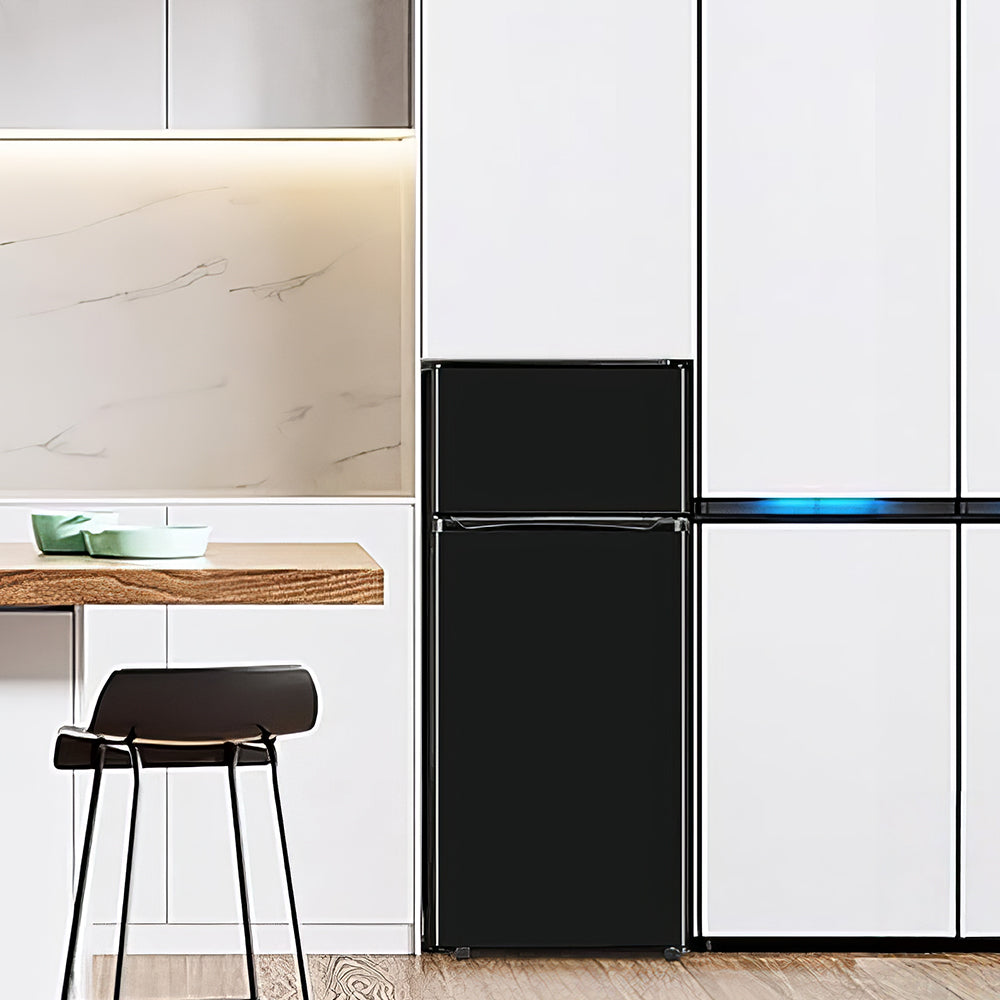 4.4 Cu.Ft Freestanding Compact Refrigerator Freezer, Silver