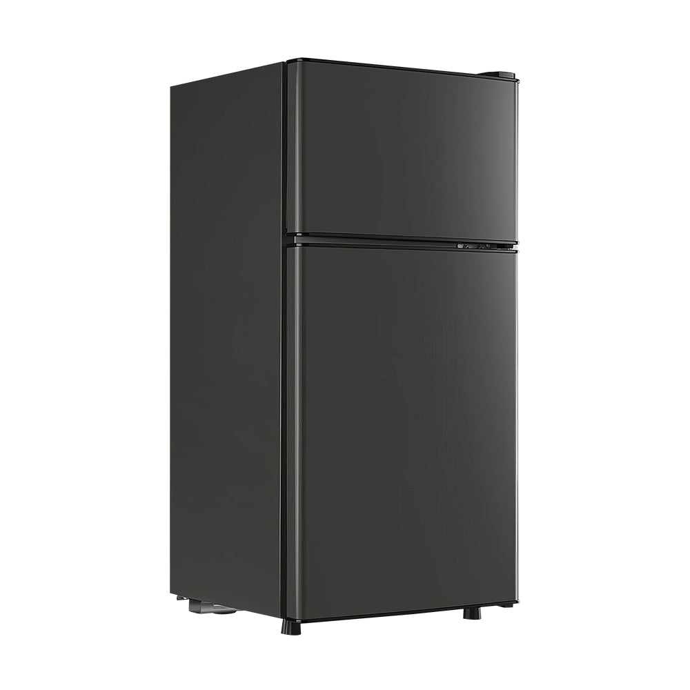2.4 Cu.Ft Double Door Mini Fridge with Freezer, Compact Refrigerator