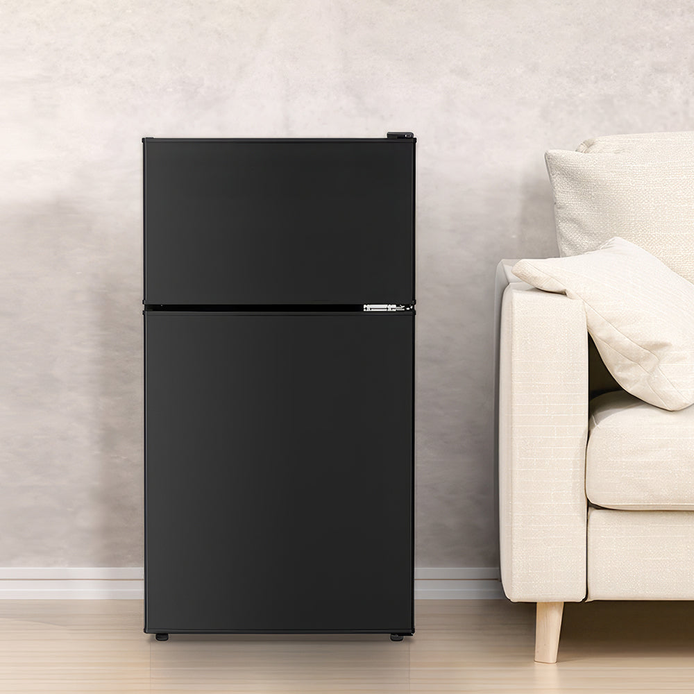 3.2 Cu.Ft Mini Fridge with Freezer, 2-Door Compact Refrigerator