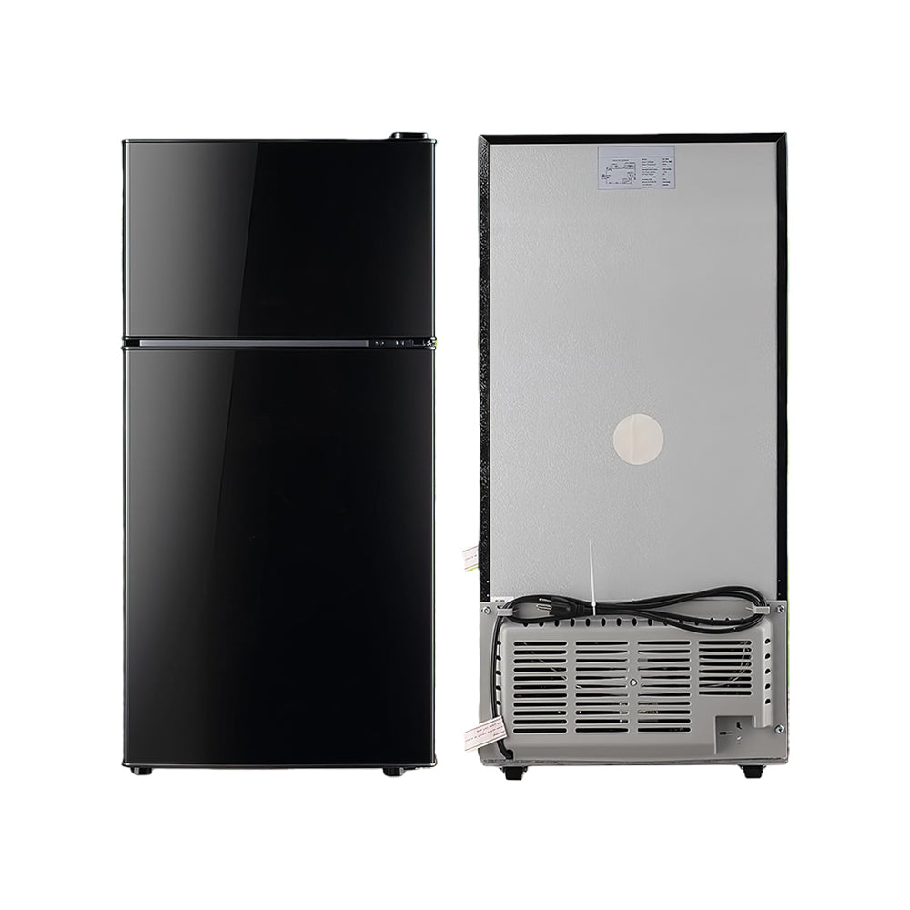 2.4 Cu.Ft Mini Fridge with Freezer, Dual Door Compact Refrigerator