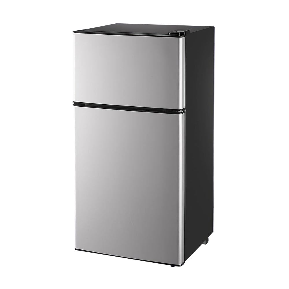 2.4 Cu.Ft Double Door Mini Fridge with Freezer, Compact Refrigerator