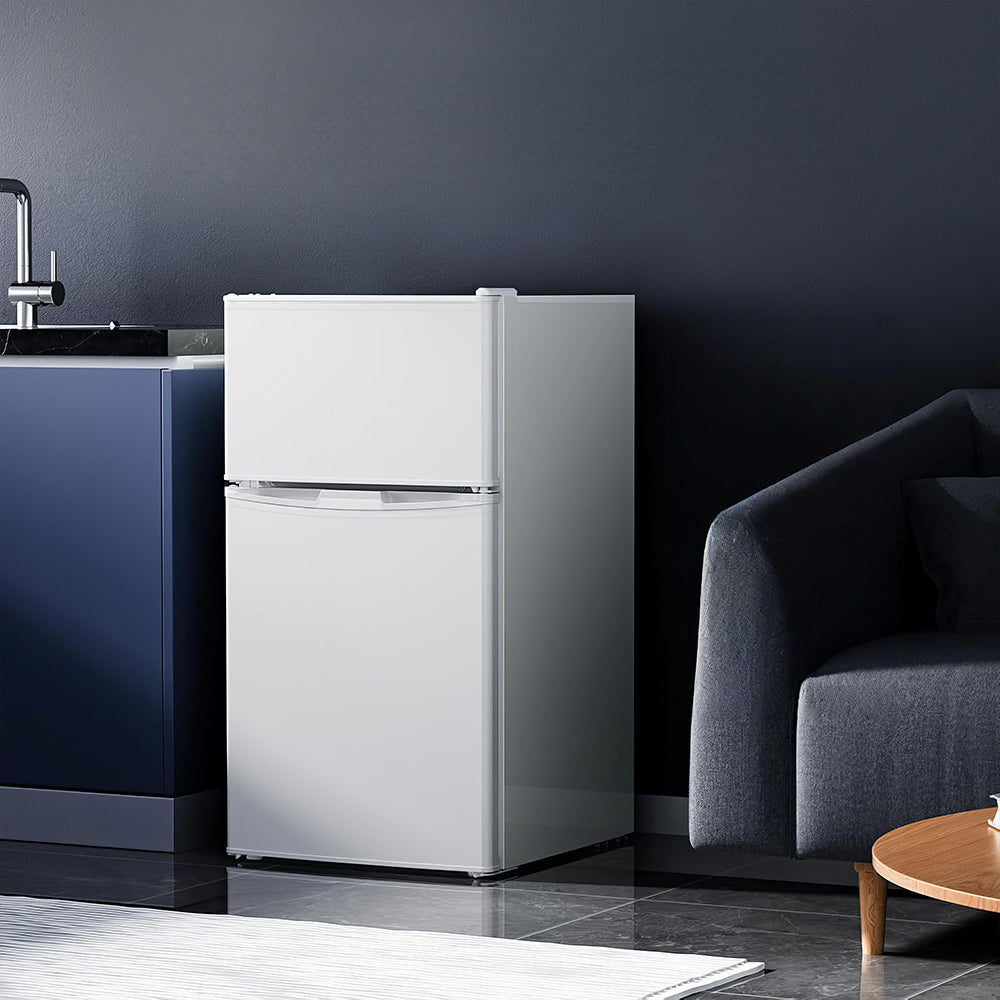 Quiet Mini Refrigerator Freezer, 3.2 Cu.Ft, Adjustable Control